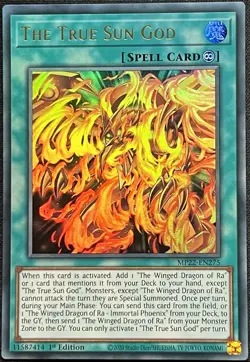 Yu-Gi-Oh! - The True Sun God - (MP22-EN275) 1st Edition, Ultra Rare, NM - Image 1