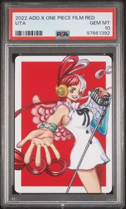 Uta One Piece Film Red PSA10 Promo Card Rare Collectors Item Ado Anime - Image 1