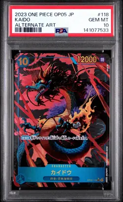 Kaido SEC OP05-118 Awakening of the New Era One Piece Japanese PSA 10 - Image 1