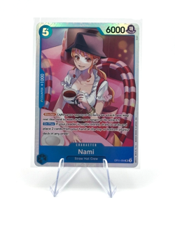 One Piece TCG Nami SR OP11-054 A Fist of Divine Speed English - Image 1