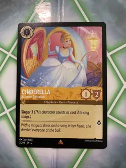 2023 Disney Lorcana Cinderella Ballroom Sensation NON-FOIL 3/204 - Image 1