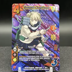 Throwing Knife Lunge MH04-CLR01 P 10/11 My Hero Academia Universus Card - Image 1