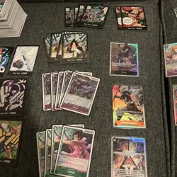 One Piece Mixed Card Lot - SR, Gold Don, SEC, R OVER 200 CARDS - Image 4