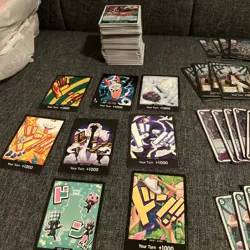 One Piece Mixed Card Lot - SR, Gold Don, SEC, R OVER 200 CARDS - Image 5
