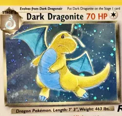 Pokemon Dark Dragonite Holo Rare TCG Card 5/82 - Image 2