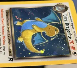 Pokemon Dark Dragonite Holo Rare TCG Card 5/82 - Image 3