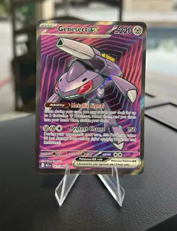 Pokemon Genesect EX TCG Card 161/086 Sv: Black Bolt Holo Near Mint - Image 1