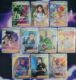 Full Art Ultra Rare Trainer LOT (C) 10x Cards NO DUPLICATES Pokemon TCG - Image 1