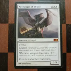 Mtg Archangel of Thune LP Core Set 2014 M14 Magic Mythic Rare Card - Image 2