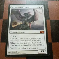 Mtg Archangel of Thune LP Core Set 2014 M14 Magic Mythic Rare Card - Image 3