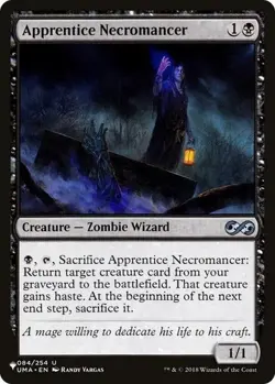 Apprentice Necromancer 084/254 Ultimate Masters NM MTG Card - Image 1
