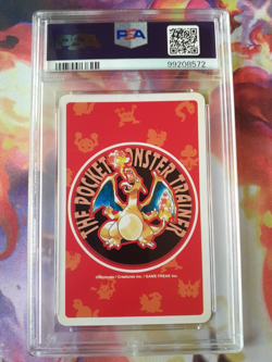 SEQUENTIAL 1996 Pokemon Graveler + Golem Red Charizard Poker Playing Card PSA 10 - Image 5