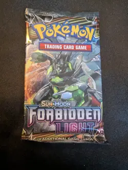 Pokemon TCG Sun&Moon Forbidden Light Booster Pack Sealed 10 Cards English - Image 1