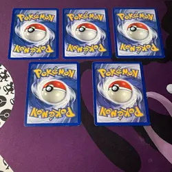 1st edition Pokemon TCG Vintage Lot Of 5 Cards team rocket NM-LP - Image 4