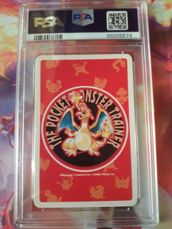 SEQUENTIAL 1996 Pokemon Rattata + Raticate Red Charizard Playing Cards PSA 10 - Image 5
