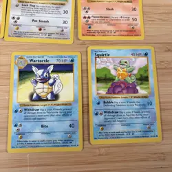 15 Vintage Pokemon Card Lot WOTC 1999 Base Set Shadowless Cards LP - Image 2
