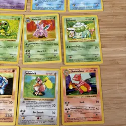 15 Vintage Pokemon Card Lot WOTC 1999 Base Set Shadowless Cards LP - Image 4
