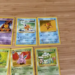 15 Vintage Pokemon Card Lot WOTC 1999 Base Set Shadowless Cards LP - Image 5