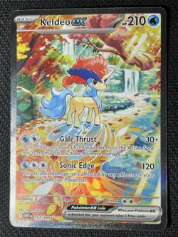 Pokemon TCG Keldeo EX White Flare Card 167/086 NM Condition - Image 1