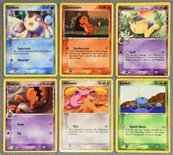 Pokemon EX Era Regular Card Lot x6 NM/VLP 💎 - Image 1