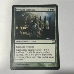 MTG Verdant Embrace Time Spiral 232/301 Regular Rare MP - Image 1