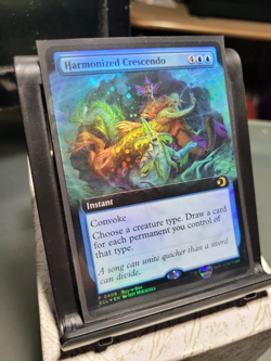 Lorwyn Eclipsed Harmonized Crescendo 0408, NM, Extended Art, Foil, Promo - Image 1