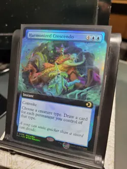 Lorwyn Eclipsed Harmonized Crescendo 0408, NM, Extended Art, Foil, Promo - Image 2