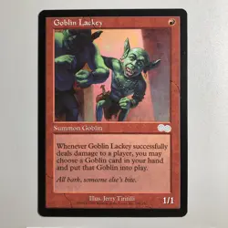 Goblin Lackey LP - Urza's Saga Mtg Tcg - Image 2