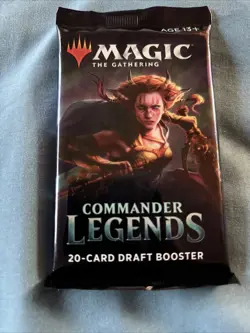 Magic The Gathering Commander Legends English Draft Booster Pack WOCC63230001 - Image 1