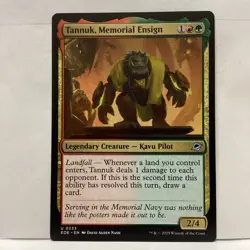 MTG Tannuk, Memorial Ensign Magic: The Gathering Edge of Eternities #0233 - Image 1