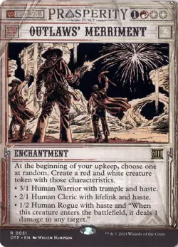 Outlaws Merriment NM/M* SHOWCASE Outlaws Of Thunder Junction 0051 -UnltdCards - Image 1