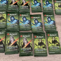 (28) DRAFT Booster Pack ~ Zendikar Rising ~ Magic the Gathering SEALED - Image 3