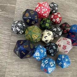 Lot of 18 - Magic the Gathering Bundle Oversized Mtg Assorted Dice - Image 3