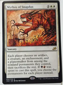 Mythos of Snapdax - Ikoria Lair of Behemoths - Magic the Gathering MTG Nice! - Image 1
