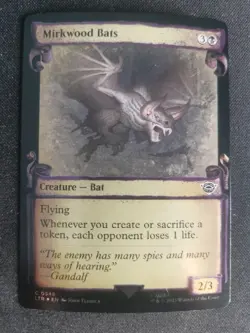 MTG Mirkwood Bats Lotr: Tales of Middle-earth 546 Scroll *FOIL* - Image 1