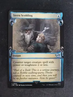 MTG Stern Scolding Lotr: Tales of Middle-earth 522 Scroll Regular - Image 1
