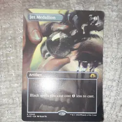 Magic: The Gathering Jet Medallion Artifact Modern Horizons 3 Black Rare - Image 1