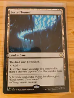 MTG Secret Tunnel 0278 Avatar: The Last Airbender M/NM Free UK P&P - Image 1