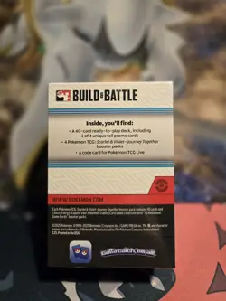 Pokemon TCG New Sealed Journey Together Build And Battle Box - Image 2
