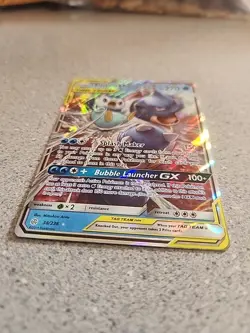 Pokemon Blastoise & Piplup GX 38/236 Sm-Cosmic Eclipse Holo - Image 3