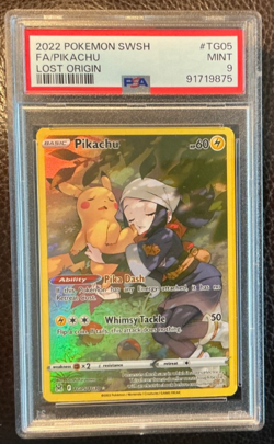 PSA 9 MINT 2022 POKEMON SWSH FA/PIKACHU LOST ORIGIN TG05/TG30 - Image 2