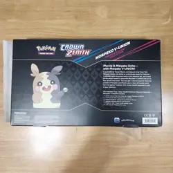 Pokemon TCG Premium Treasures Morpeko V Union Collection Box OPENED NO PACKS - Image 2