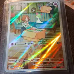 Pokemon Ralts 211/198 Illustration Rare SV01 Scarlet & Violet Full Art Holo - Image 1