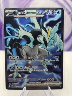 Pokemon Black Kyurem ex 218/191 Sv08: Surging Sparks Ultra Rare Holo NM - Image 1