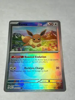 Eevee 074/131 Common Prismatic Evolutions Pokemon Lightly Played - Image 1