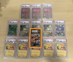 CGC Pristine 10 Leon Charizard Signed Cedric L Williams + PSA Pokemon Slab Lot - Image 1