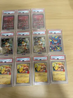 CGC Pristine 10 Leon Charizard Signed Cedric L Williams + PSA Pokemon Slab Lot - Image 4