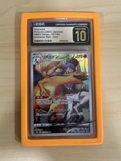 CGC Pristine 10 Leon Charizard Signed Cedric L Williams + PSA Pokemon Slab Lot - Image 5