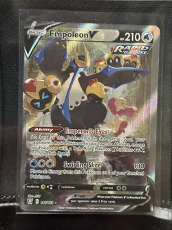 Pokemon Empoleon V 146/163 Battle Styles Full Art Holo Ultra Rare Rapid Strike - Image 1