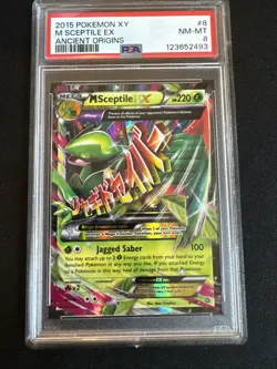 M Sceptile EX 8/98 XY - Ancient Origins Pokemon PSA 8 - Image 1